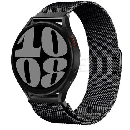 Compatible with Samsung Galaxy Watch 5/6/4/Classic, 22mm/20mm Metal Milanese Loop Magnetic Star-Like Bracelet, Hubai GT4/3/2e Strap, Size 2, Parallel Import