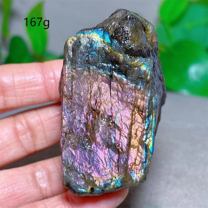 ラブラドライト 原石 クリスタル 天然石 クォーツ ミネラル インテリア 癒し スピリチュアル 愛 ガーデン  並行輸入品