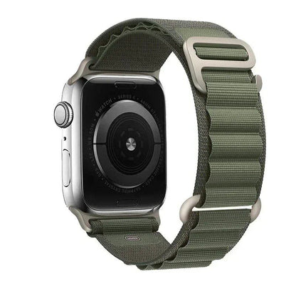 アップルウォッチ アルパインバンド ストラップ 49mm 45mm 44mm 40mm 41mm 42mm ナイロン ベルト iWatch シリーズ9 8 SE 4 3 7 6 5対応 サイズ： 並行輸入品
