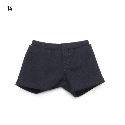 1/6 Scale Doll Clothes, Bottom Pants, Fashion Denim Shorts, Stretchy Tights, Leggings, PU Leather Trousers, 30cm BJD Doll Accessories, Parallel Import