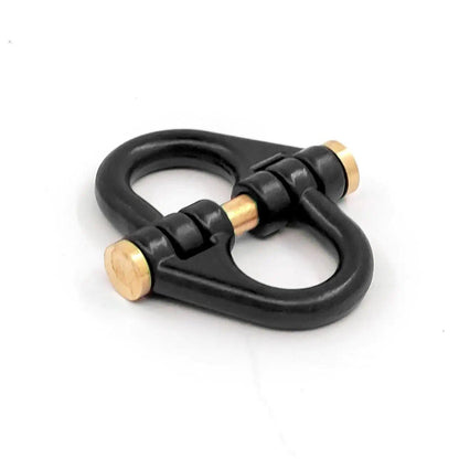 Metal Trailer Towing Buckle, Tow Shackle Hook Decoration for 1/10 Scale RC Rock Crawlers - Compatible with Axial SCX10, Traxxas TRX4, D90, and YIKONG D110 (Imported)