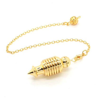 Copper Cone Pendulum - Spiritual Tool for Dowsing, Divination, Energy Work, Meditation, Crystal Reading, and Magick. Metal Color: Imported.