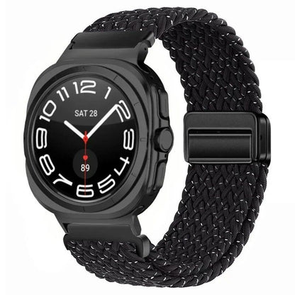 Replacement Nylon Loop Strap for Samsung Galaxy Watch Ultra (47mm) with Magnetic Buckle, Compatible with Galaxy Watch 7 Ultra, Band Color: Compatible with Galaxy Watch Ultra; Band Width: Compatible with Galaxy Watch Ultra (Parallel Import)