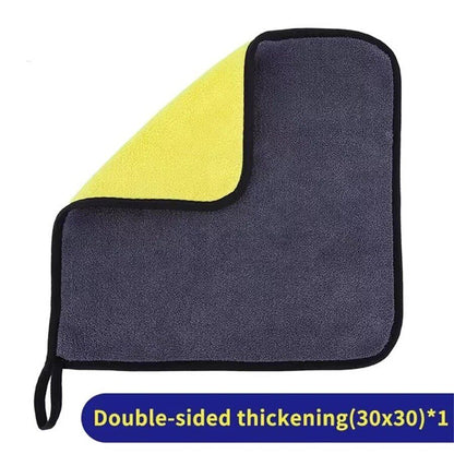 1/3/5-Count Microfiber Cleaning Towels, Car Cleaning Cloths, Professional Microfiber Car Drying Towels, Car Wash Towels, Accessories, Color: 30, Parallel Import