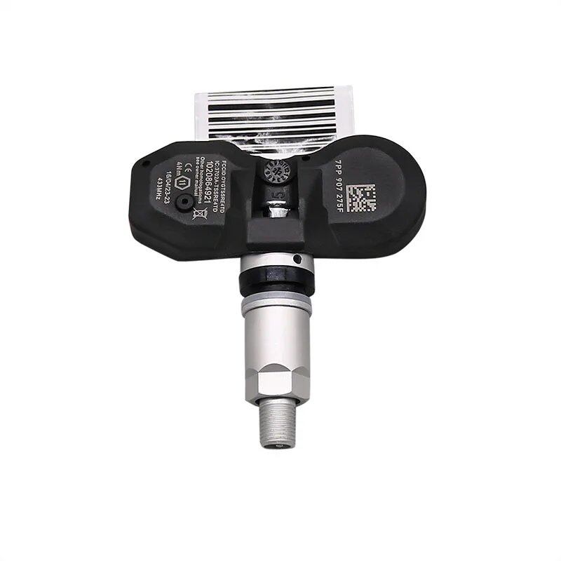 1/4 7PP907275F TPMS Tire Pressure Sensor for Audi A4 B7 B8 A6 C6 A8 D4 Q7 R8 RS4 S4 S6, Porsche, and Volkswagen Touareg, 433MHz, Color: Parallel Import