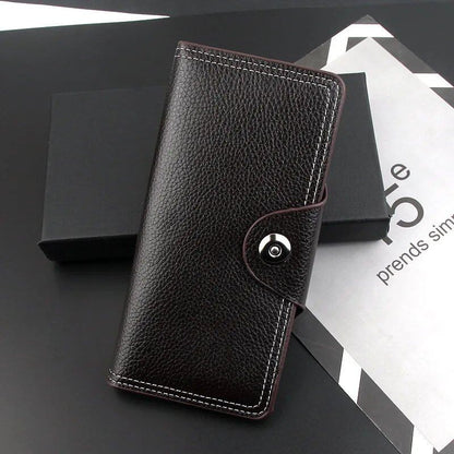 新作メンズ財布 薄型スリム長財布 ビジネス用クラッチバッグ コインパース付き 高級ブランド 男性用カードホルダー ;発送元: 並行輸入品