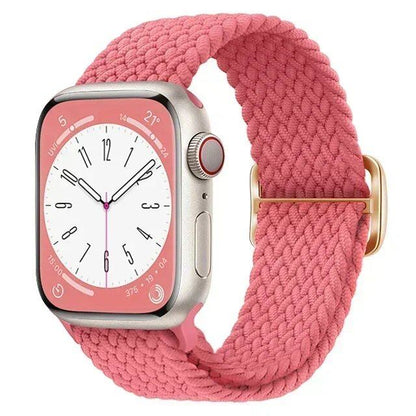 アップルウォッチUltra 2用ナイロンストラップ バンド 49mm 40mm 44mm 41mm 38mm 45mm対応 伸縮ブラidedループ ブレスレット iWatchシリーズ9/8/7/6/SE/5/4対応 バンドカラー：mm 並行輸入品