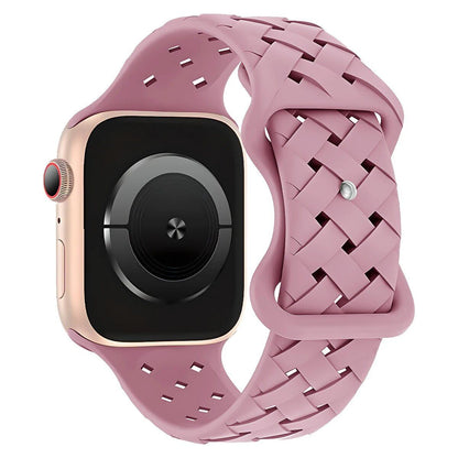 Apple Watch用シリコーンスポーツストラップ - Ultra 2/SE/Series 9/8/7/6/5対応 49mm・46mm・44mm・42mm・41mm・40mm 通気性バンド ;発送元: 並行輸入品