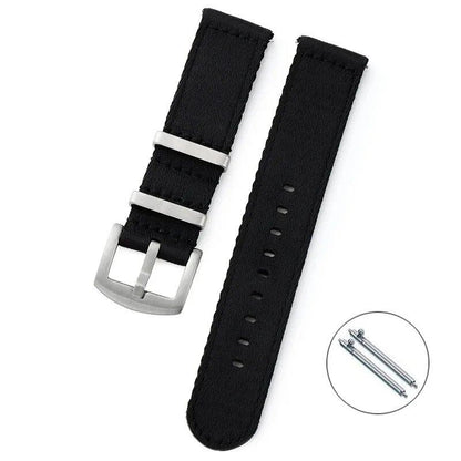 Nylon Watch Band, 20mm/22mm, Premium Smooth Soft Nylon Sport Replacement Band, Quick Release, Universal Canvas Bracelet, Watch Strap, Band Color: Amm, Parallel Import