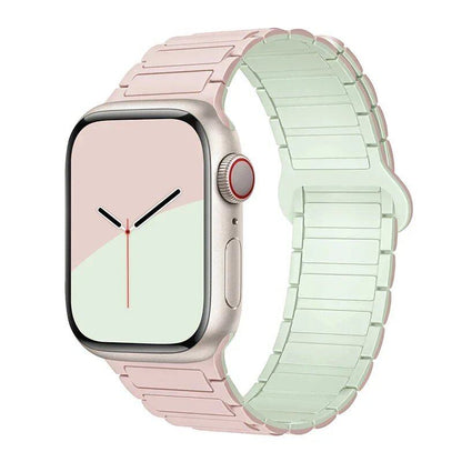 Magnetic Loop Band for Apple Watch, Compatible with 44mm, 40mm, 49mm, 45mm, 41mm, and 38mm Silicone Straps, Compatible with iWatch Series 9/8/7/6/5/4/3/SE/Ultra 2, Parallel Import