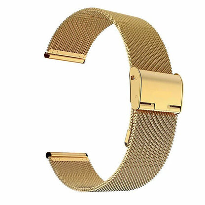 Universal Milanese Watch Band, 18mm, 20mm, 22mm, Silver, Gold, Metal, Stainless Steel Strap, Replacement Bracelet for Smartwatches, Band Color: mm, Parallel Import