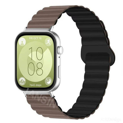 Magnetic Silicone Strap Wristband Replacement Band for Huawei Watch Fit 4 / 4Pro / 3. Band Color: ; Ships from: Parallel Import