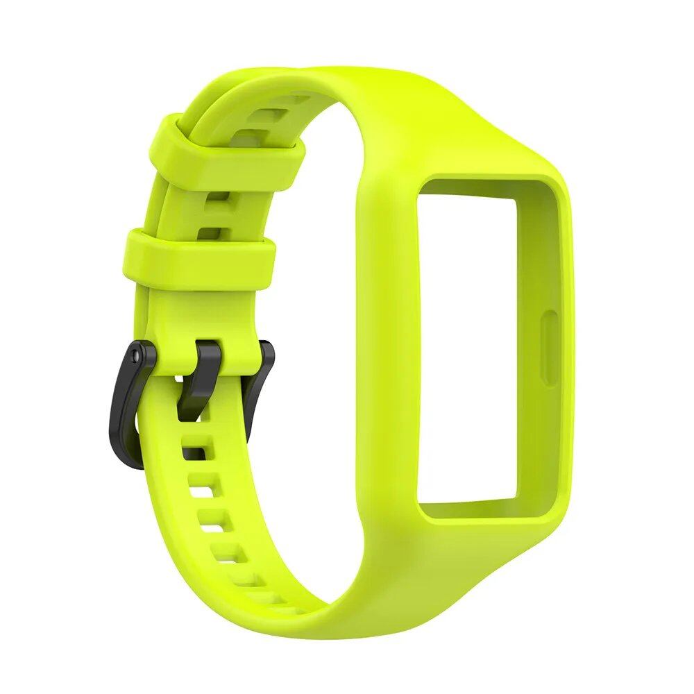 Huawei Band 6/7用シリコンベルト 通気性ストラップ 交換用リストバンド Honor Band6対応 調整可能ブレスレット ケース付き バンドカラー： 並行輸入品