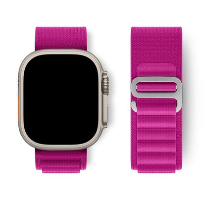 Apple Watch Ultra用アルパインループストラップ 49mm 45mm 46mm 44mm 41mm 42mm 40mm対応 ナイロンブレスレット シリーズ10/9/8/7/SE/6/5/4/3対応 サイズ： 並行輸入品