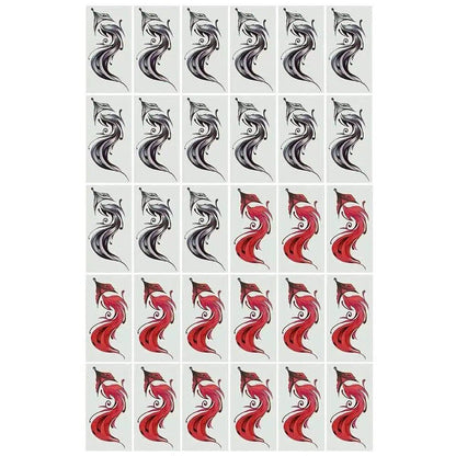 10/20/30/50 Sheets of Waterproof Temporary Tattoo Stickers, Removable Body Art, Butterfly and Flower Designs for Men and Women, Stylish, Imported