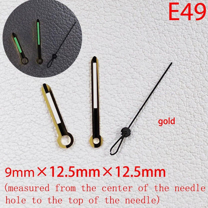 ETA Series Watch Accessories, Green &amp; Blue Super Luminous Hands for ETA 2824, 2892, 2836, and 2834, Parallel Import