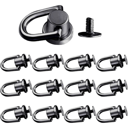1/10 D-Ring Bag Clip Buckle, Retro Metal Double Buckle for Handbag Chain Handles, Strap Connections, Bag Hardware Accessories, Size: Parallel Import