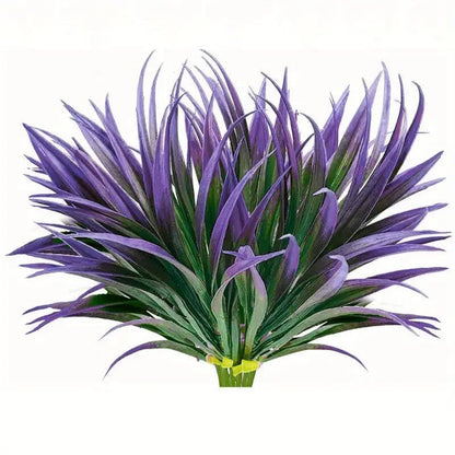 1/4-Piece UV-Resistant Artificial Outdoor Plants - Tall Grass, Tropical Flowers and Shrubs - Perfect for Year-Round Indoor Use (Imported)