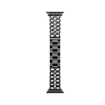 Luxury and elegant women's stainless steel bracelet strap for iWatch Ultra Series 8, 7, 6, 5, 4, and 3. Compatible with 49mm, 41mm, and 45mm models. Parallel import.