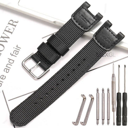 Replacement nylon strap for Casio SGW100, SGW-100-1V, SGW-100-1VDF sports watch, and GW-3500B. Available in canvas and band colors. Band width: 12mm x 24mm. Ships from: Parallel import.
