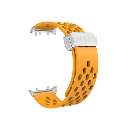 Huawei Watch D2 Magnetic Sports Strap, Breathable Silicone Watch Band, Replacement Bracelet, Compatible with Huawei Health Watch D2, Band Color: 3; Band Width: 3.5mm, Parallel Import