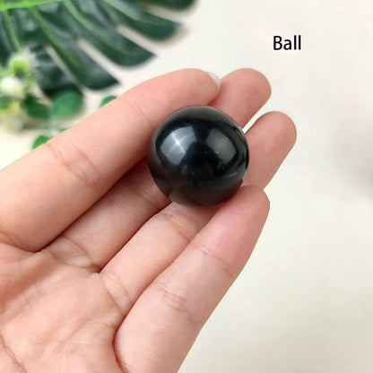 天然水晶 シュンガイト ボールキューブ メルカバ シュンガイト鉱石 研磨済み ヒーリング レイキ ホームメディテーション スピリチュアル インテリア ギフト サイズ：1個;カラー 並行輸入品