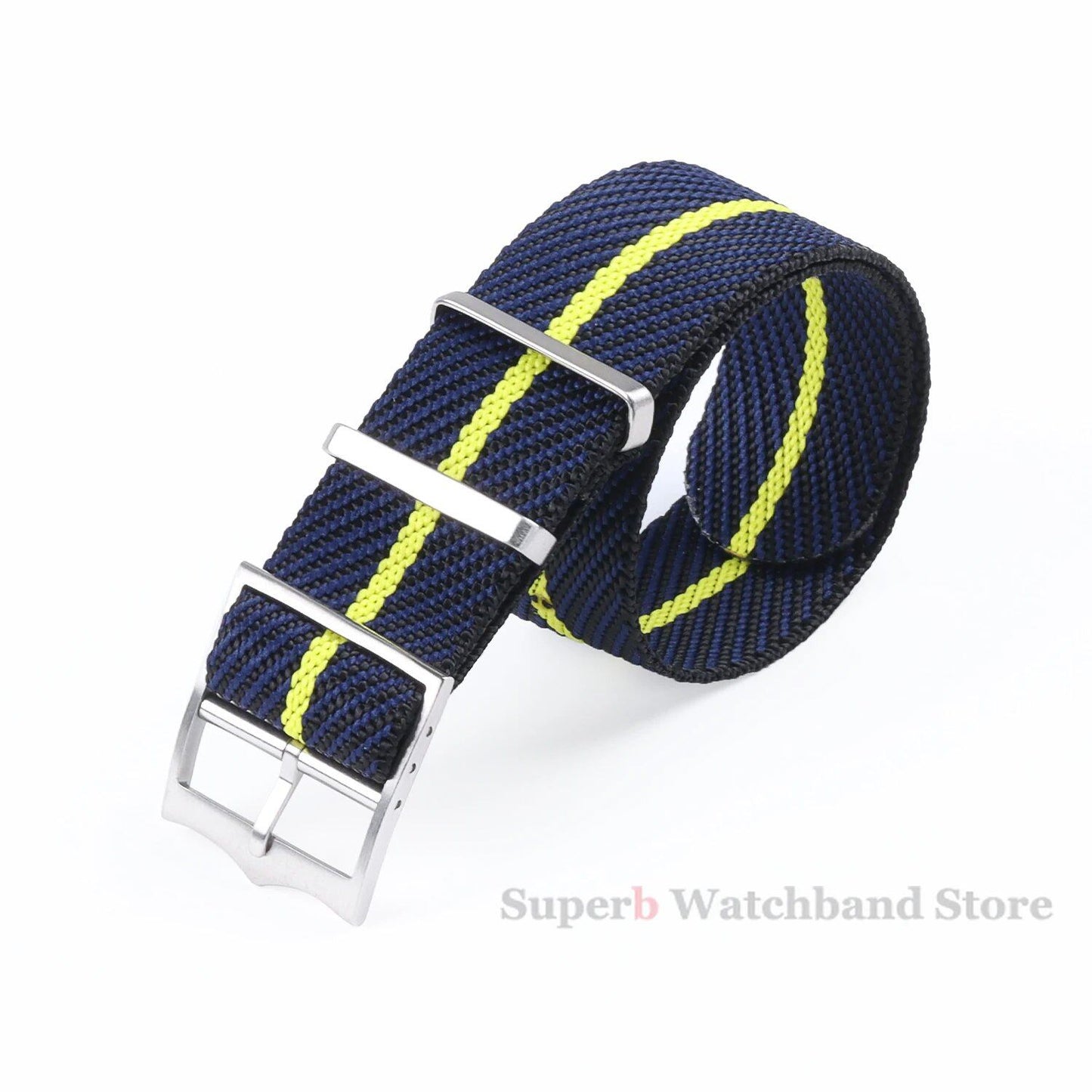 Premium Nylon Strap - Tudor 20mm, 22mm Canvas Military Watch Band - Seiko Fabric Bracelet - Rolex Wristband with Bronze Buckle, Band Color: mm, Parallel Import