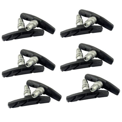Set of 1/2/4/6/10 Silent Brake Pads for MTB and Road Bikes, Bicycle V-Brake Shoes, Durable Cycling Accessories, Color: Parallel Import