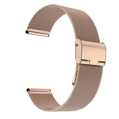 Universal Milanese Watch Band, 18mm, 20mm, 22mm, Silver, Gold, Metal, Stainless Steel Strap, Replacement Bracelet for Smartwatches, Band Color: mm, Parallel Import
