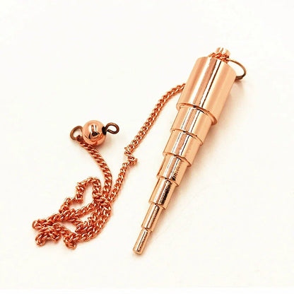Y-X Metal Isis Pendulum, Brass, for Dowsing, Divination, Spiritual Points, Healing Tool, Wicca Balancing, Metal Color: Parallel Import