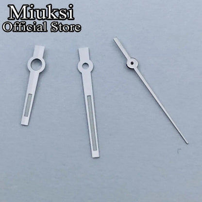 Miukushi Silver, Rose Gold, Blue, Black, Red Watch Hands with Green Luminous Hands, Compatible with NH35, NH36, ETA2824, 2836, PT5000, and Miyota 8215 Movements, Parallel Import