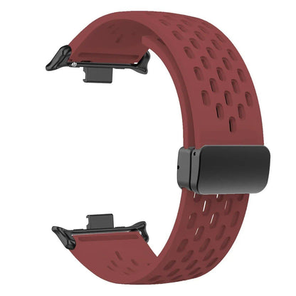 Silicone Strap for Redmi Watch 5/4 - Compatible with Mi Band 9 Pro/8 Pro, Magnetic Buckle Sport Band, Tsukai Bracelet Accessory, Band Color: Parallel Import