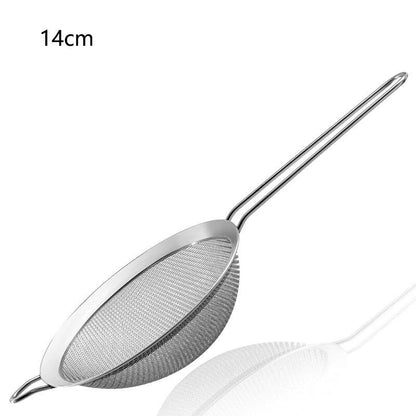 Set of 1, 3, or 4 Stainless Steel Wire Extra-Fine Mesh Oil Strainers and Flour Sifters for Baking and Pastry Making, Parallel Import