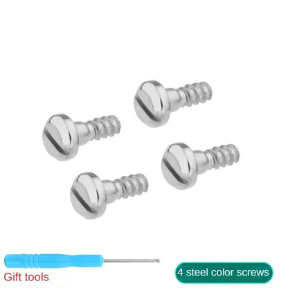 Screw-on strap case for Casio G-Shock DW-5600, DW5600, GM-5600, GW-B5600, GW-M5610, GA-2100, and GA2100 series, includes metal nuts, side screws, and band color. Parallel import.