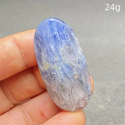 High-Quality Natural Kyanite Crystal for Palm Play, Hand Polishing, Meditation Massage, Magic Stone, Home Decoration, Colorful, Parallel Import