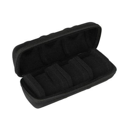 Dustproof Watch Travel Case with EVA Zipper and Coin Pouch, Waterproof, Shockproof, Portable, Imported