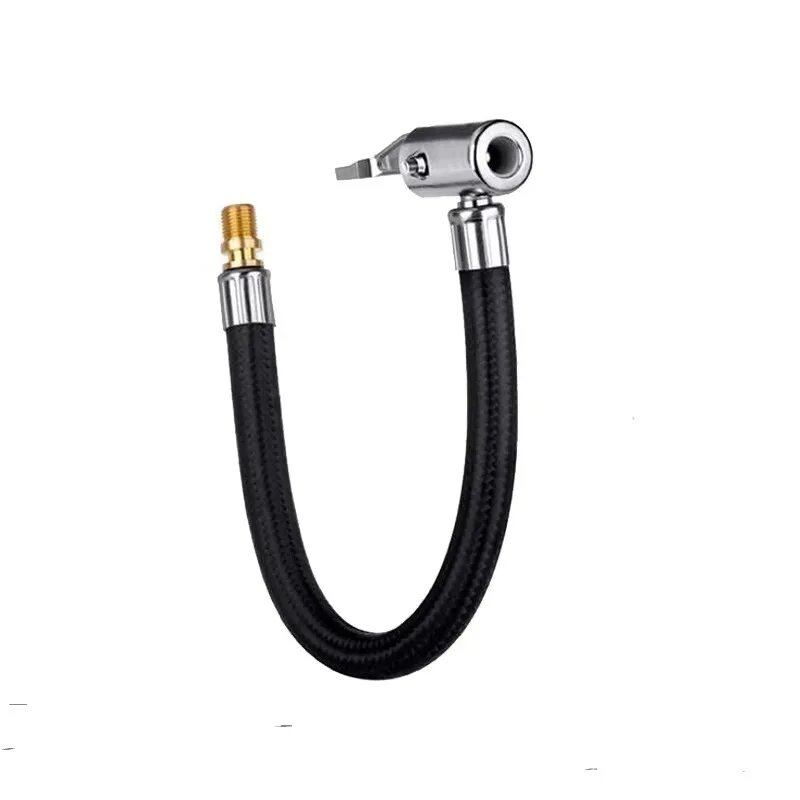 10, 20, 40, 60cm Car Tire Inflator Hose Air Pump Extension Tube Adapter Twist Tire Connection Locking Air Chuck Parallel Import