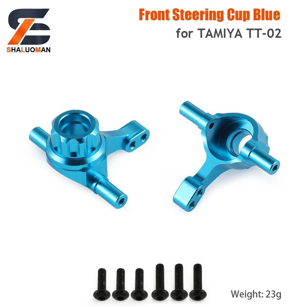 1/10 Scale RC Toy Car Tamiya TT-02/TT02 Swing Arm Shock Absorber, Steering Device, Bumper Sponge Upgrade Parts, Metal &amp; Carbon Fiber, Parallel Import