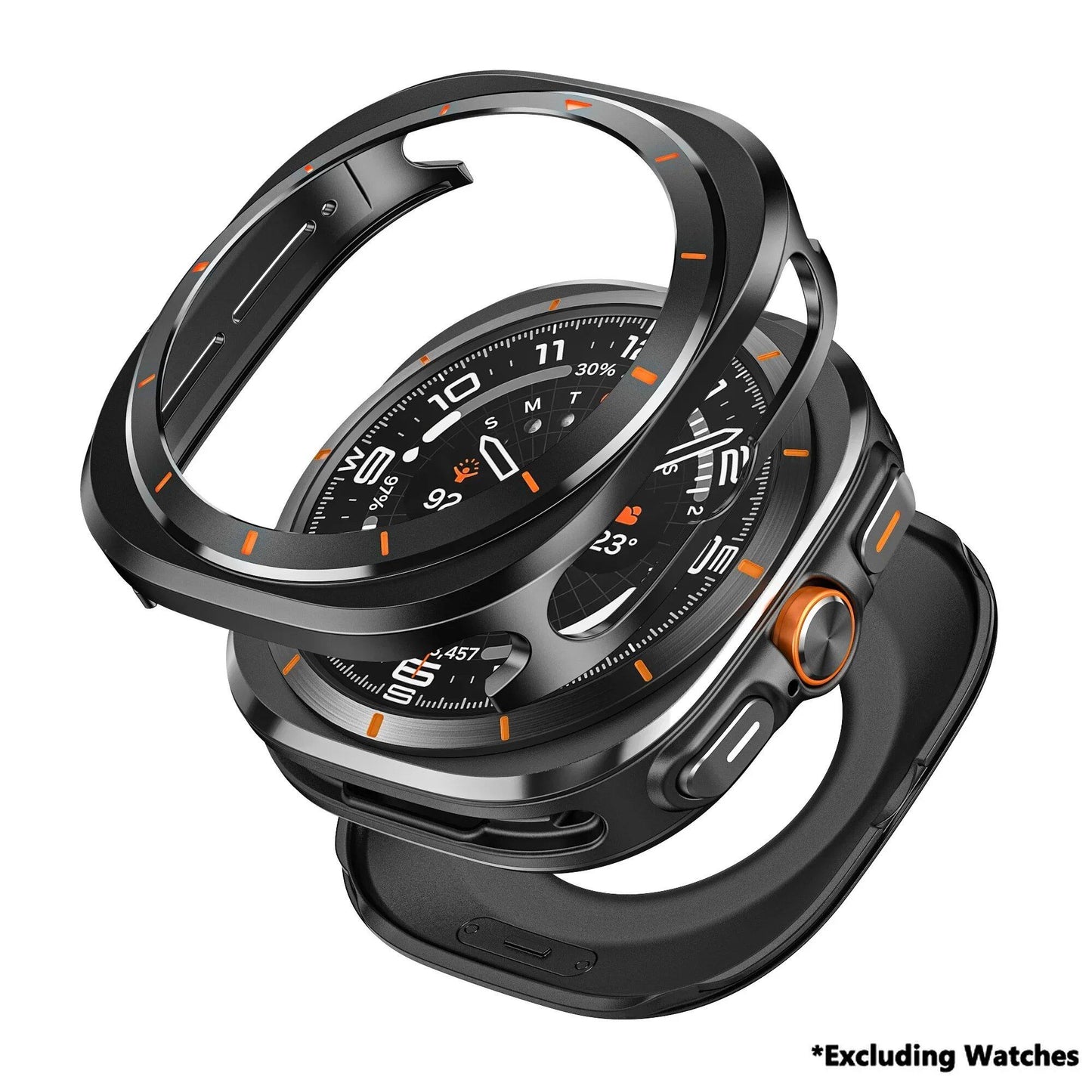 Samsung Galaxy Watch Ultra 47mm Aluminum Alloy Protective Case, Luxury Men's Cover Case, Compatible with Galaxy Watch Ultra 47mm. Color: ; Dial Diameter: Galaxy Watch Ultra 47mm; Ships from: Parallel Import