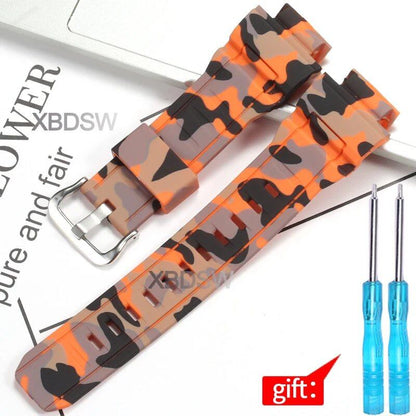 Waterproof men's rubber watch band replacement strap for Casio G-9300, GW-9300, and GW-9400; Band width: 20mm; Ships from: Parallel import