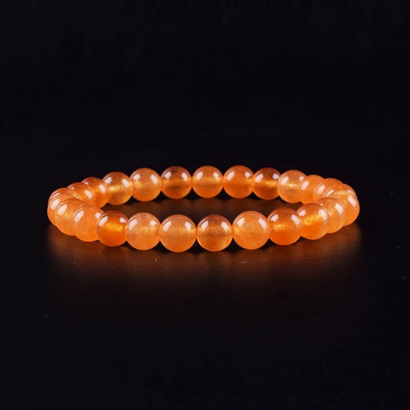 Natural Aquamarine and Agate Bead Bracelet for Women, Single Circle Crystal Bracelet, Romantic, Casual, Yoga, Meditation, Gift, Long, Parallel Import