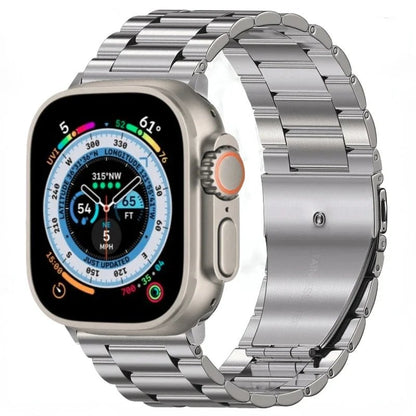 Stainless steel metal strap for Apple Watch, compatible with Ultra/2/9/8/7/6/5/4/3/SE models, sizes 49mm/45mm/44mm/42mm/41mm/40mm, band color: mm, parallel import