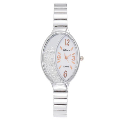 High-quality, fashionable, casual women's waterproof, luminous steel band sports watch for students and women. Parallel import.