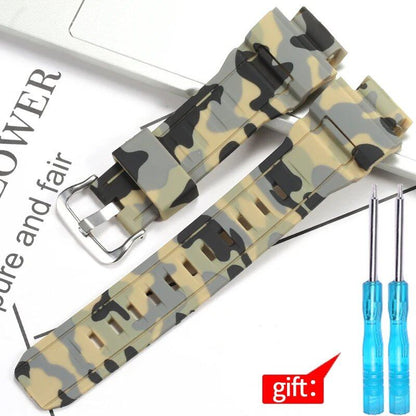 Waterproof men's rubber watch band replacement strap for Casio G-9300, GW-9300, and GW-9400; Band width: 20mm; Ships from: Parallel import