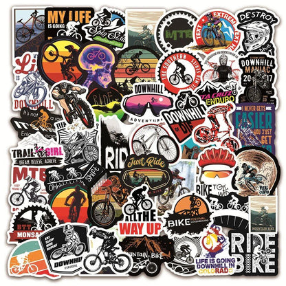 10/30/50/100 Sheets of Graffiti Stickers for Mountain Bikes, MTBs, Laptops, Guitars, Suitcases, Skateboards, Cars, Waterproof Cool Decals for Kids and Toys. Color: Parallel Import.