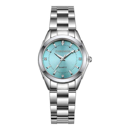 Chronos Elegant Women's Watch, Luxury Fashion Brand, Quartz Movement, Stainless Steel, Gift for Her, Color: CH230, Parallel Import