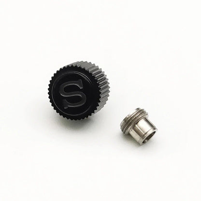 Stainless Steel Watch Crown Accessory Handle for 7S26/NH35/NH36/NH35a/NH36a/NE15/4R35/4R36/6R15 Movements (Compatible with SKX007/SKX009) Parallel Import