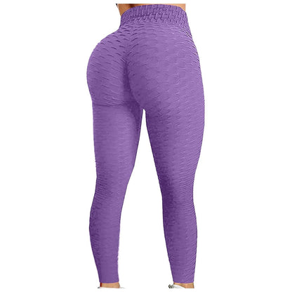 Women's Bubble Butt Lifting Yoga Pants, Fitness, Running, High Waist, Gym, Sports, Flare Pants, Dance Trousers, Size: Parallel Import