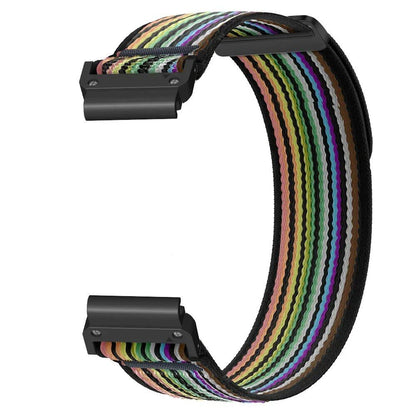 Garmin Fenix 8 (51mm), 7, 7X Pro, 6, 6X, 5, 5X Plus, and Epix Gen compatible 22mm and 26mm quick-fit nylon straps for smartwatches. Band color: mm. Ships from: Parallel import.