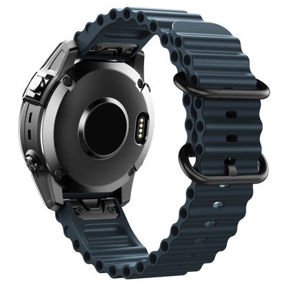 22mm/26mm Ocean Strap for Garmin Fenix 7/7X/5/5 Plus/6/6 Pro, Replacement Watch Band for Forerunner 965, Instinct/Enduro, Band Color: mm, Parallel Import